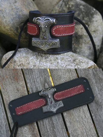 Lederarmband mit Thors Hammer von Scania